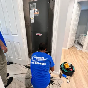 HVAC Technician doing work