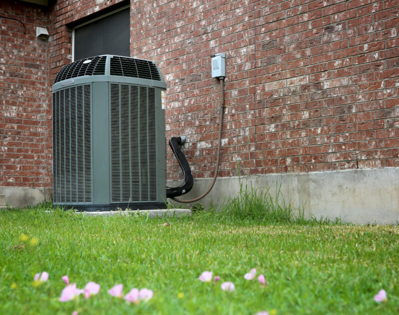 air conditioning unit installed outside a home in jupiter